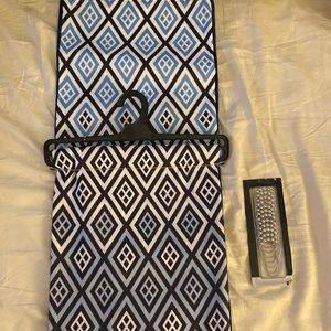 Shower curtain and hooks